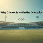 Cricket not in the Olympics banner image showing stadium with Olympic rings